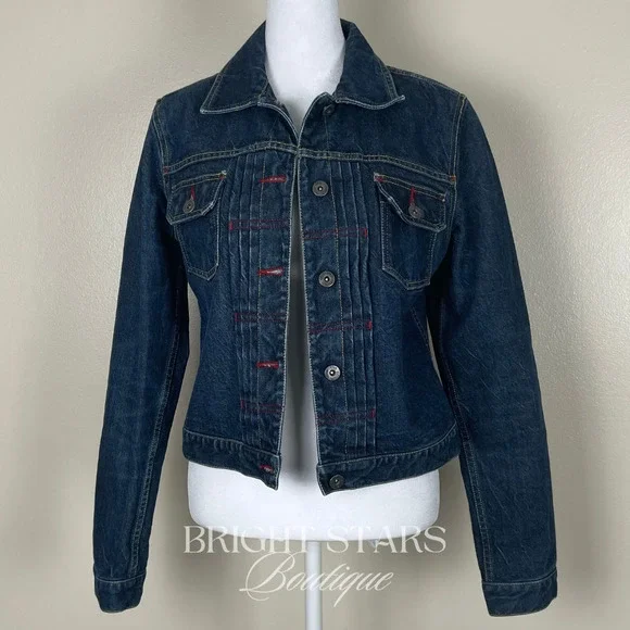 Rare Denim Jacket ALT Wash ASO Buffy Summers Buffy the Vampire Slayer Y2K Blue - Picture 5 of 11